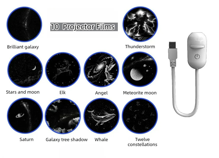 Galaxy Star Projector Night Light
