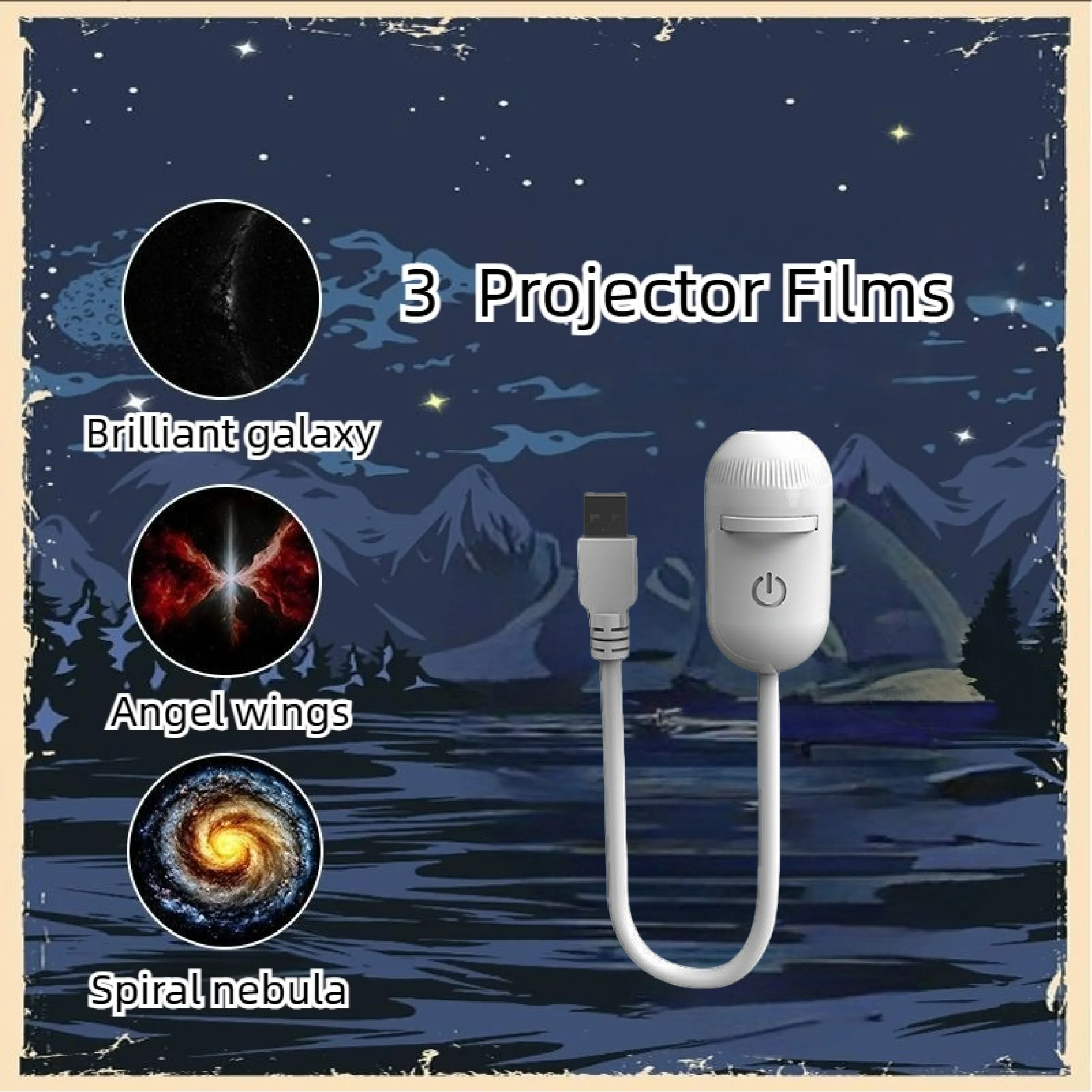 Galaxy Star Projector Night Light